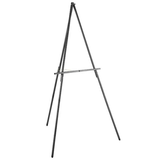 Artists Loft; 63" Black Display Floor Easel by Artist's Loft™; Category:Studio Easels; Image:1